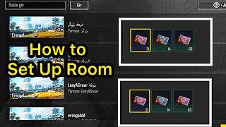 How to Get a Pugb Room Card / How to Set Up a Room Pubg Mobile