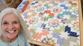 Boom.. Boom... STAR BLOOM!!! QUILTING AT JORDAN FABRICS!