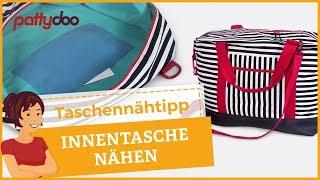 Taschen nähen 7: Innentasche  aufnähen