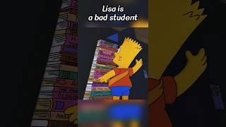 Lisa is a bad student.#simpsons