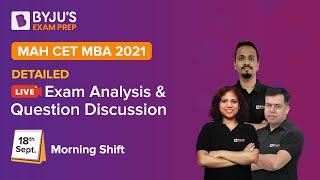 MAH CET MBA 2021 Question Paper (18 Sept,1st Shift) | MBA CET 2021 Expected Cutoff | BYJU'S MBA