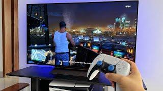 Gta V PS5 Slim Gameplay 4K 60 FPS | LG OLED C4 48" Best Oled Gaming TV Test