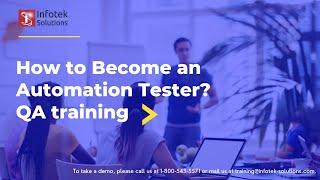 How to become an Automation Tester? QA training | QA Tutorial