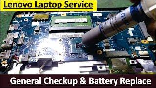 Laptop Service at Home | Lenovo Laptop Service and Battery Replace | Disassemble Laptop | Cooling