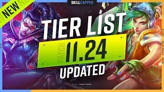 UPDATED TIER LIST for PATCH 11.24! - League of Legends Preseason