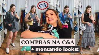 Compras na C&A + Montando looks com peças que já tenho!