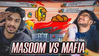 MASOOM VS @8bitMafia  || AMONG US HIGHLIGHTS