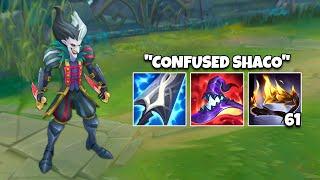 INFINITE SCALING SHACO BECAUSE HE IS VERY CONFUSED WHETHER TO GO AP OR AD