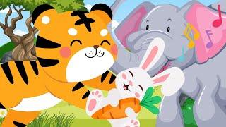 Animal Friends: A Fun Song | Learning with Animals #nurseryrhymes #kidslearning #kidssong