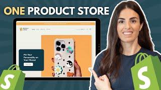 Shopify One Product Store Setup (2024): Perfect Tutorial For Beginners