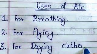 Uses of Air/Importance of Air in English writing/Daily Uses of Air/Air and it's Uses @ladoodhamaal