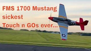 FMS 1700 Mustang sickest Touch N GOs ever.. #rcairplanes #rclife #pilotryanmedia