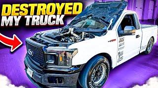 Almost Lost Control In My 1500HP Twin Turbo Coyote F150 ‍️