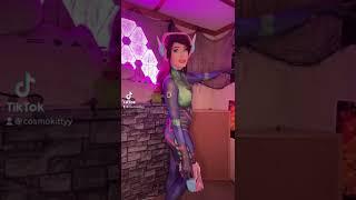 Halloween costume ideas 2022 overwatch 2 nano cola dva cosplay // #halloweencostume #cosplay #shorts