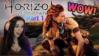 I was not expecting THIS!!! | FIRST Playthrough | Horizon Zero Dawn Part 1 |