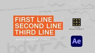 Auto-Sizing Text Boxes Per Line - with SmartREKT & Scripting in After Effects