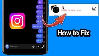 How To Fix Failed To Send Message On Instagram || failed to send message in instagram 2024