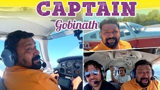 Flying a Flight For the First time️ அல்லு விட்ருச்சு | Gobinath