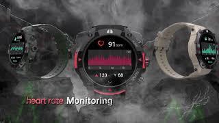 MASX MOSS Ⅱ Smartwatch with ECG Monitor Tracker,IP68 Waterproof Fitness Tracker Watch