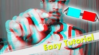 How to make a 3d image in photoshop | Easy photoshop tutorial