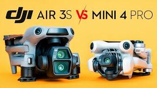 DJI Air 3S vs Mini 4 Pro: is BIGGER actually BETTER?