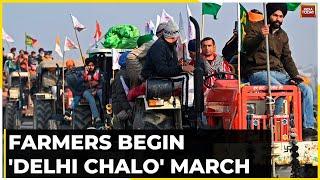 Farmers' Protest: Farmers Begin 'Delhi Chalo' March From Punjab, Paramilitary Forces On All Borders