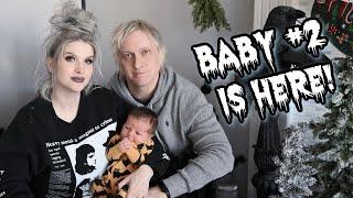 BABY NO. 2 IS HERE!! Birth Vlog + Announcement!!