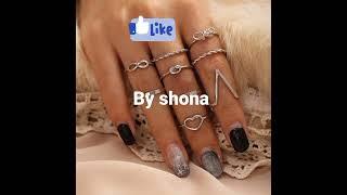 Ring  sets  pretty design #shorts #fashionland by shona