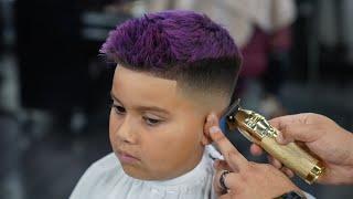 KIDS CLEANEST HAIRCUT : BARBER TUTORIAL