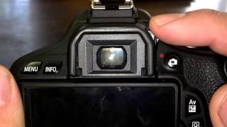 How To Focus Viewfinder on DSLR