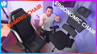 Trying an Ergonomic Chair While Still Using my Gaming Chair | Newtral Review