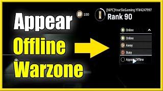 How to Appear offline in Call of Duty Warzone & Modern Warfare PS4, Xbox & PC