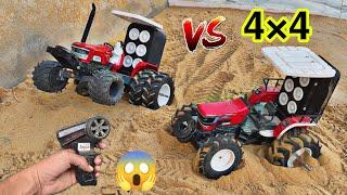 Arjun Novo 4×4 Vs Arjun 605  Homemade Very Powerful Remote Control Tractor