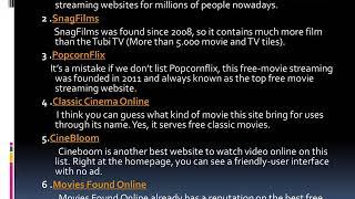 Top 39 free movie streaming sites no sign