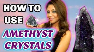  HOW TO USE AMETHYST CRYSTALS  5 POWERFUL WAYS TO ENHANCE ENERGY AND HEALING