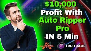  Another $10,000 Day Trading Futures using the AI of TruTrade's Auto Ripper Pro in only 5 minutes!