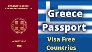 Greece Passport Visa Free Countries (2022)