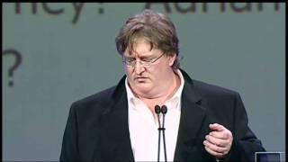 Gabe Newell Blue Screen (Microsoft Trash Talk)