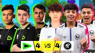 4X4 LOUD vs FLUXO! COM VISÃO DOS DOIS TIMES! FT. THURZIN, GREGHI, TWO9, FUBUKI!