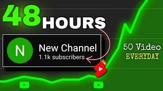 1,000 Subscriber in 48 Hours Is it possible? | ( Shocking Result  )