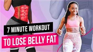 7 Minute Workout to Lose Belly Fat 