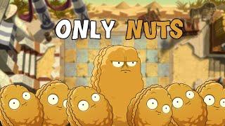 Can you beat Plants Vs. Zombies WITH ONLY NUTS?