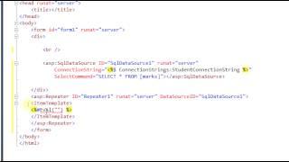 ASP.NET Tutorial: Retrieve and Display Data using Repeater Control