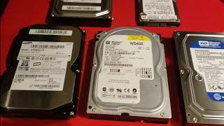 Different types of Hard drives (IDE and SATA)