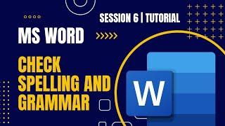 Spelling and Grammar check in ms word || How to check Spelling and Grammar in ms word in hindi/urdu