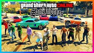 GTA ONLINE "RETURN TO SAN ANDREAS" SPECIAL - NEW DLC VEHICLES, RARE CARS & CJ EASTER EGGS! (GTA 5)