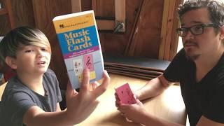 Music Flash Cards for Piano by Hal Leonard Corp - Unboxing