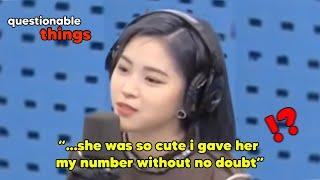 questionable things ryujin has said/done