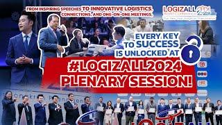 Inspiring speech to innovative logistics, connections, 1on1 meeting at LOGIZALL Plenary Session 2024