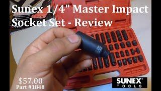 Sunex tools 1/4" socket set review